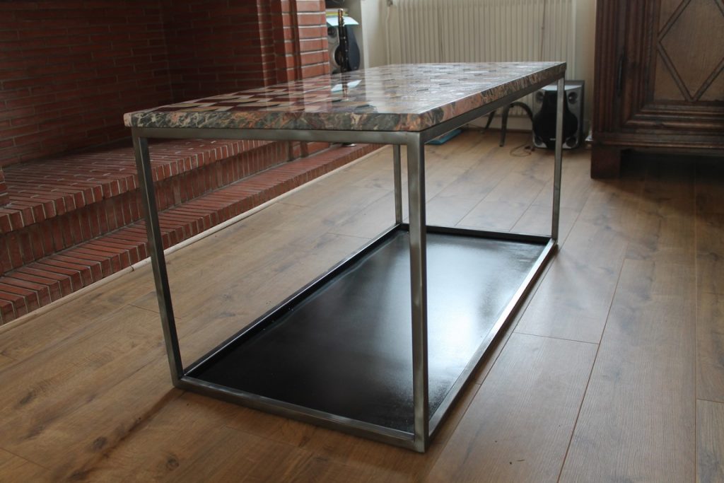Réalisation d'un piètement Table basse métal Béarn Métal Design