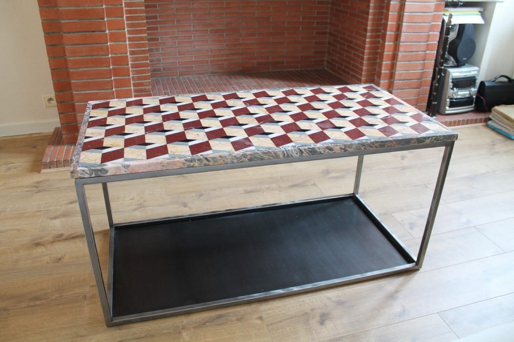 Réalisation d'un piètement Table basse métal Béarn Métal Design