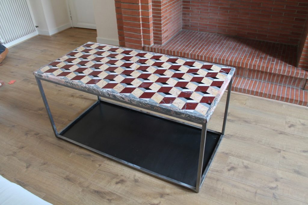 Réalisation d'un piètement Table basse métal Béarn Métal Design