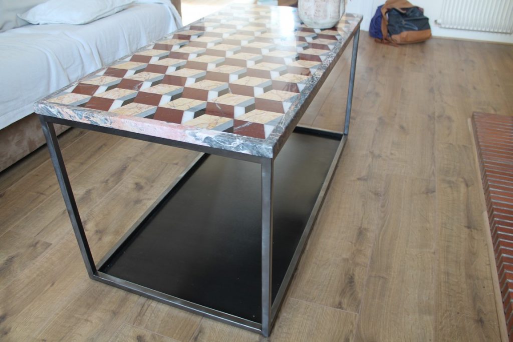 Réalisation d'un piètement Table basse métal Béarn Métal Design