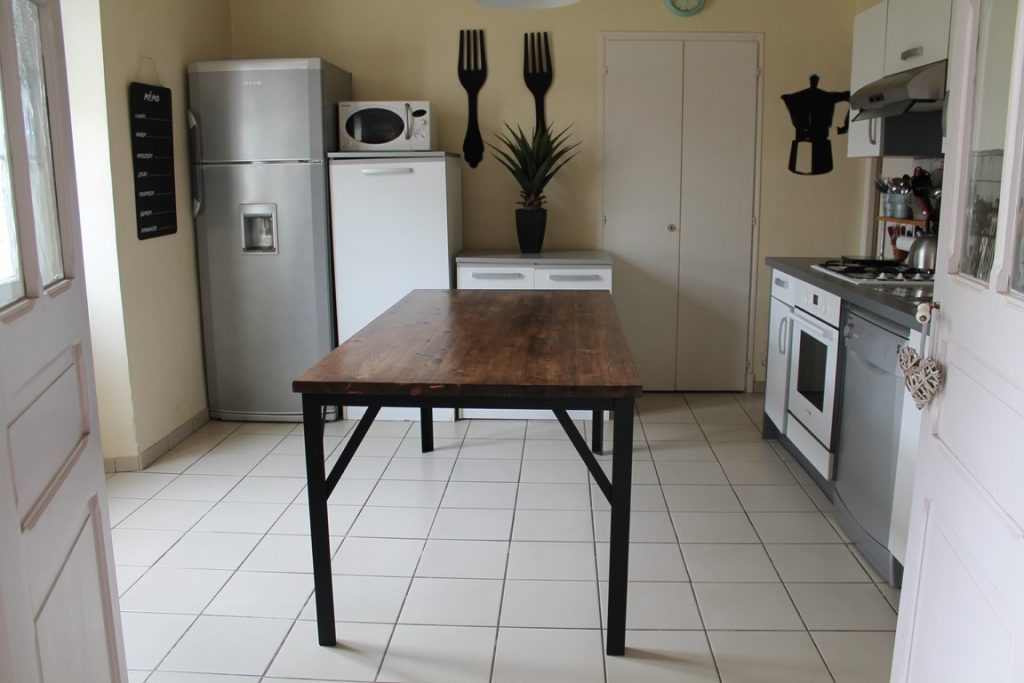 Table de salle à manger Béarn Métal Design