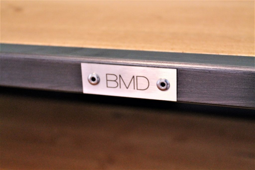 Table à manger pied mikado fin Béarn Métal Design