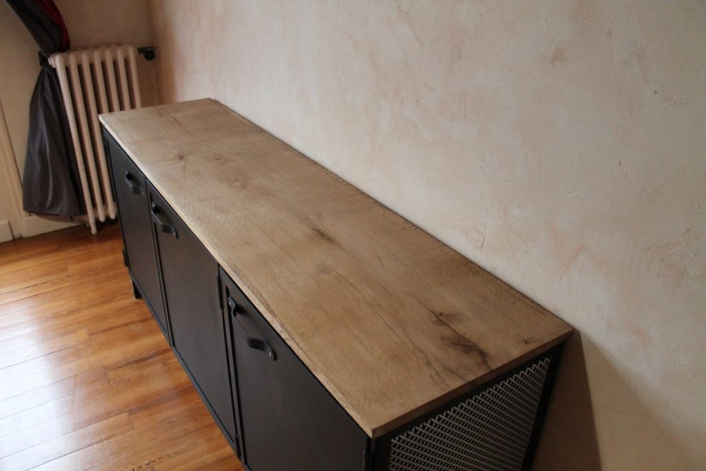 Buffet bois/métal Béarn Métal Design