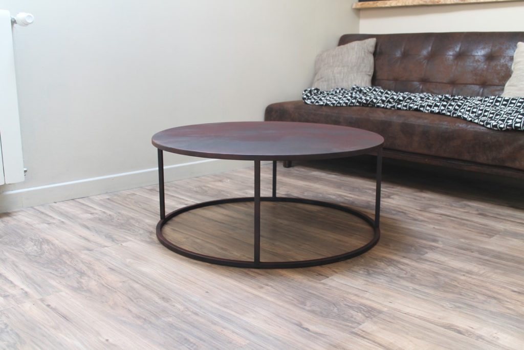 Table basse ronde full métal Béarn Métal Design