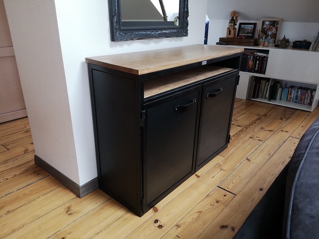 Buffet design bois/métal Béarn Métal Design