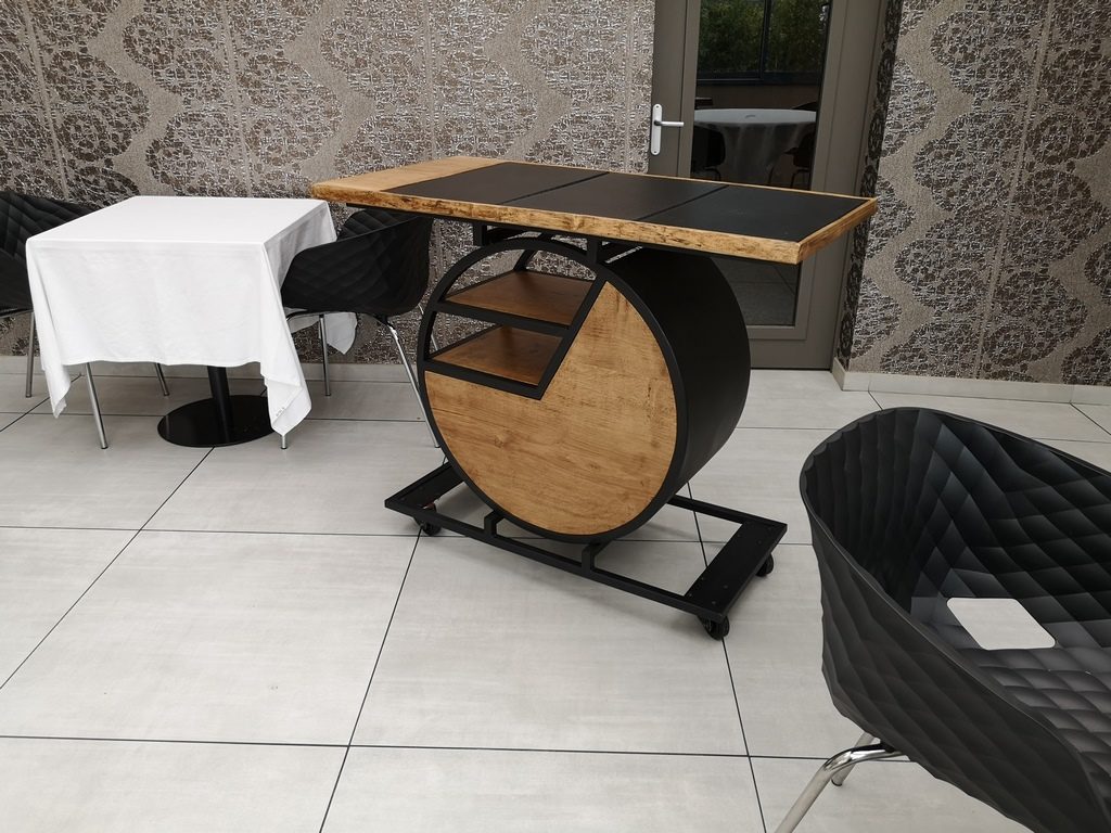 Chariot à fromage Béarn Métal Design