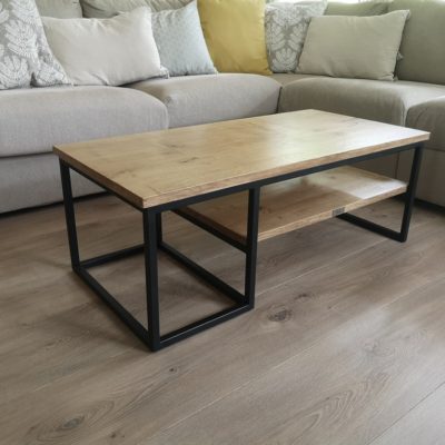 Table basse bois métal design Béarn Métal Design