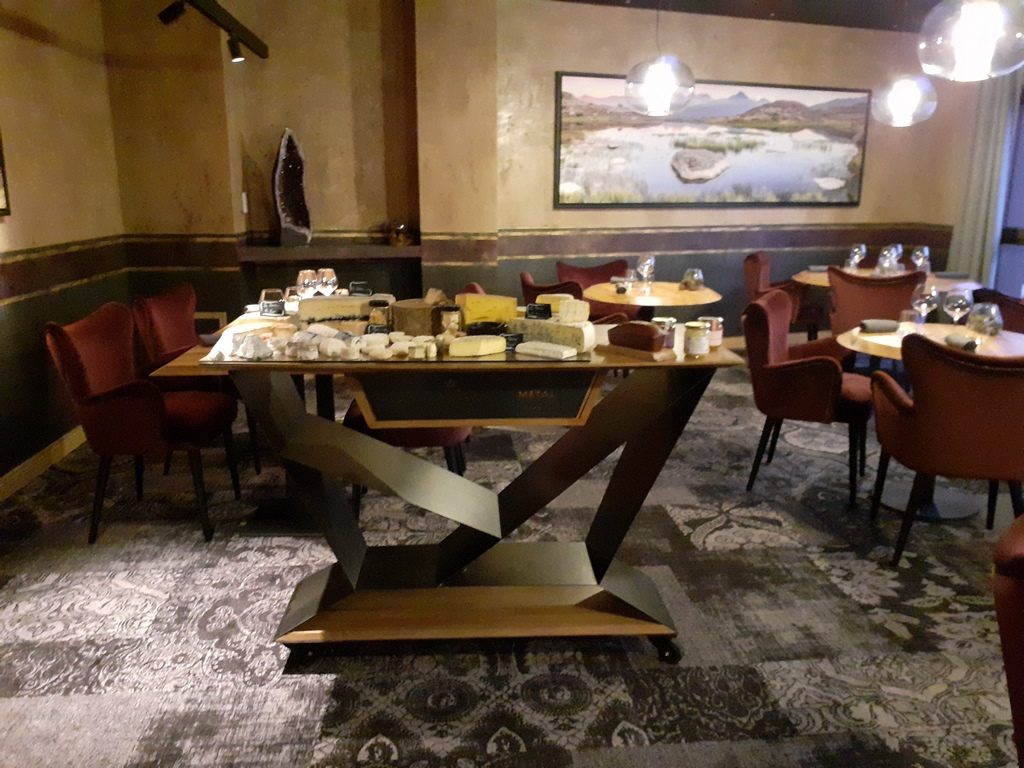 Chariot à fromage de l'Amethyste Béarn Métal Design