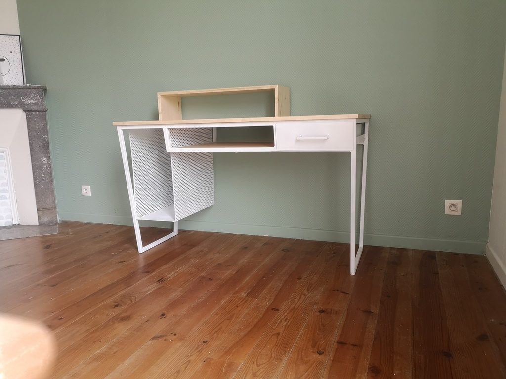 Bureau pour télétravail Béarn Métal Design