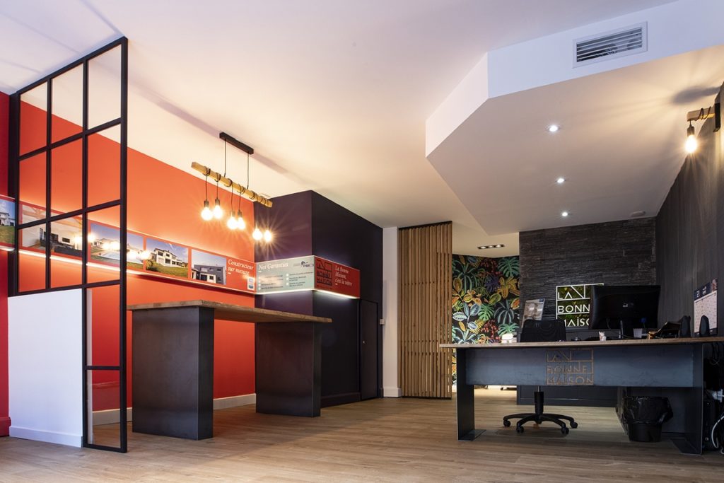 Agencement bois/métal La Bonne Maison Béarn Métal Design