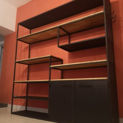 Bibliothèque industrielle par Béarn Métal Design
