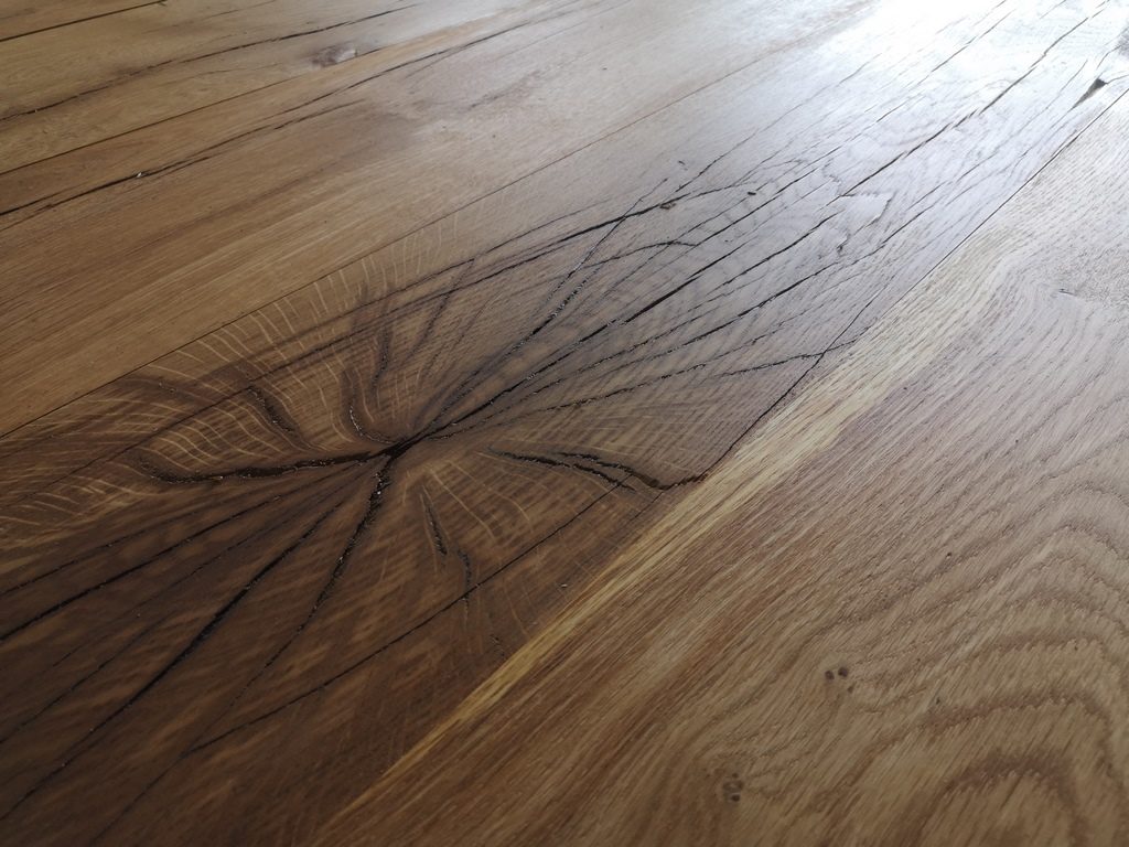 Table à manger bois/métal (plateau épais) par Béarn Métal Design