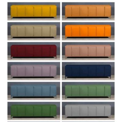 Buffet moderne "colors" 15 coloris différents par Béarn Métal Design