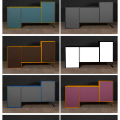 Buffet modulo design et moderne Béarn Métal Design
